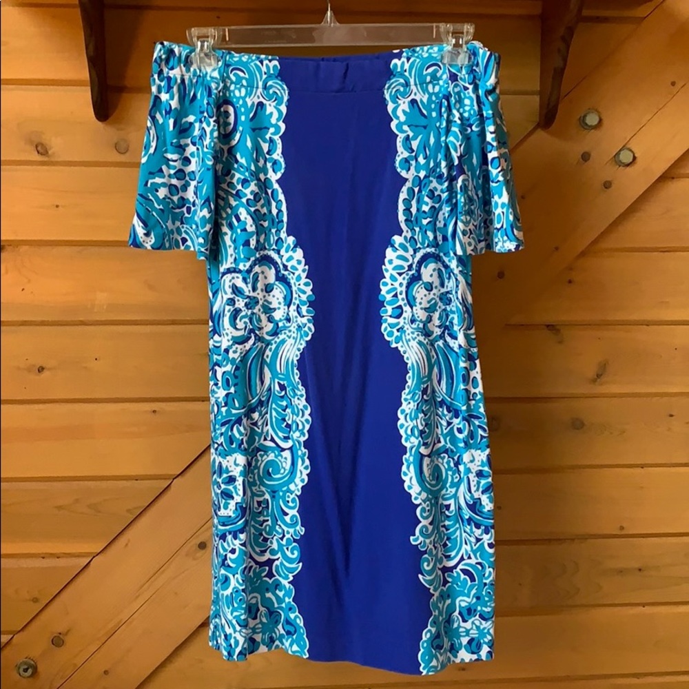 Lilly Pulitzer off the shoulder dress